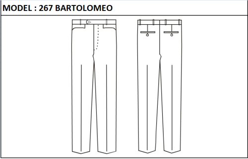 MODEL 267 BARTOLOMEO - WITH ZIPPER,  WITHOUT  WEDGE