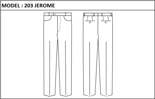 MODEL 203 JEROME - WITH ZIPPER,  WITHOUT  WEDGE