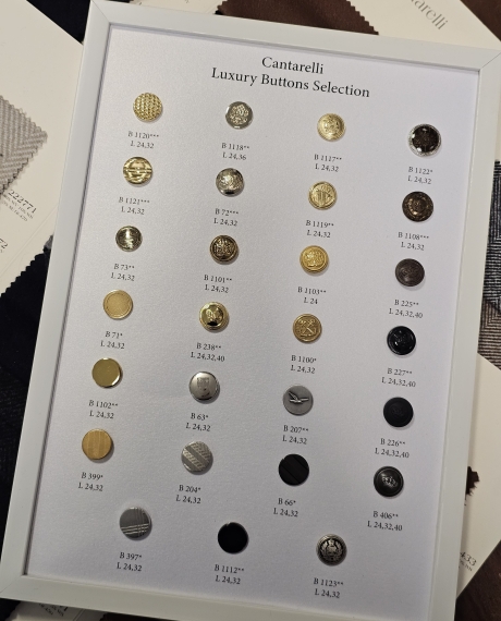 LUXURY METAL BUTTONS - 6 