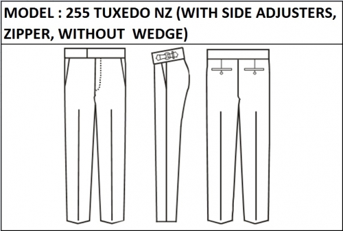 МОДЕЛ 255 ТУКСЕДО NZ - С РЕГУЛАТОРИ, ЦИП, БЕЗ КЛИН