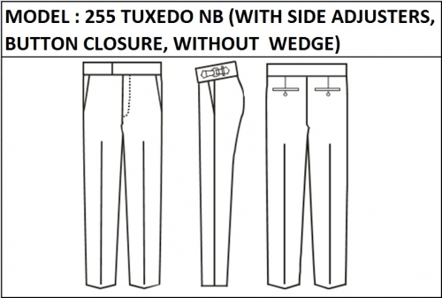 МОДЕЛ 255 ТУКСЕДО NB - С РЕГУЛАТОРИ, КОПЧЕТА, БЕЗ КЛИН